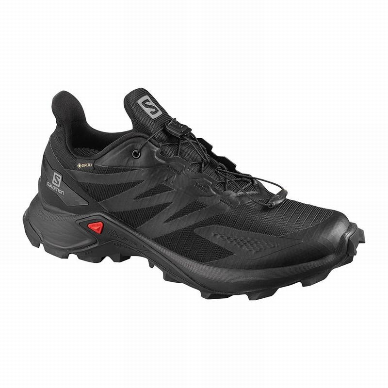 SALOMON UK SUPERCROSS BLAST GTX W - Womens Trail Running Shoes Black,LJHA41629